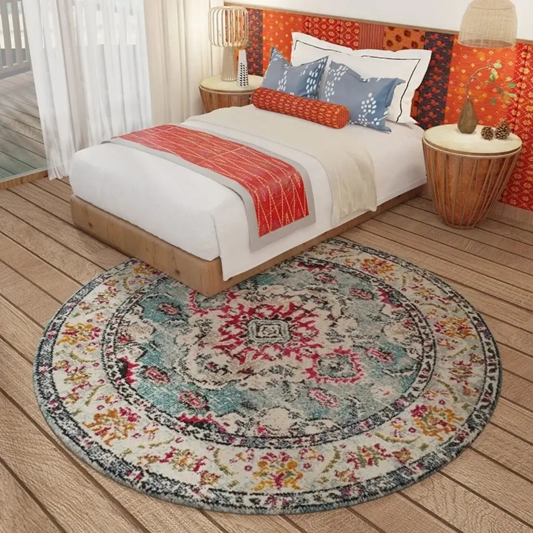Tapetes Redondos Para Quarto e Sala Home Luxury Tazmo Casa Decoração Quarto 