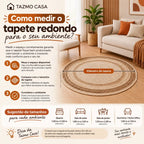 Tapete Redondo Para Sala e Quarto Tazmo Casa Como Medir Tapete Para Seu Ambiente 