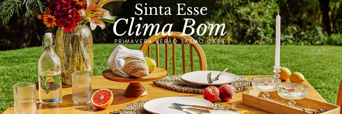 loja tazmo casa primavera verão temporada sinta esse clima bom com até 30% de desconto em itens selecionados desktop