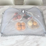 Tela Protetora de Alimentos Retangular Cinza