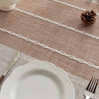 Toalha de Mesa Impermeável Linho Algodão Marajó Mesa de Jantar 