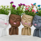 Vaso de plantas e flores cachepot decorativo maria bonita tazmo casa várias cores