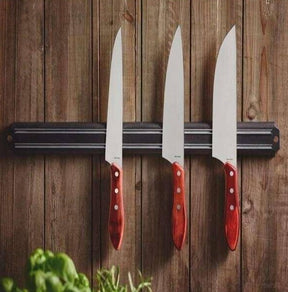 BARRA DE FACAS BLACK TAZMO, SUPORTE MAGNÉTICO PARA COZINHA.