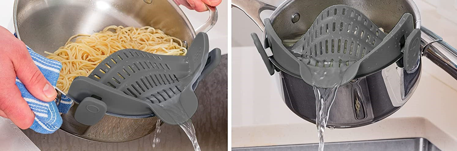 ESCORREDOR DE SILICONE AJUSTÁVEL FILTER ZESTER