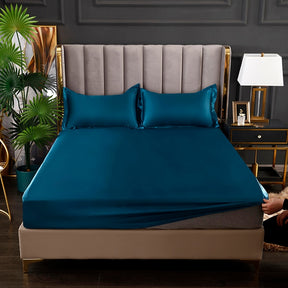LENÇOL DE CETIM TAZMO, ROUPA DE CAMA, ELÁSTICO COM BOLSO FUNDO.