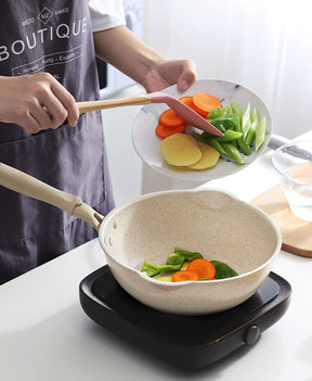 PANELA WOK COM REVESTIMENTO CERÂMICO DUO COOK.