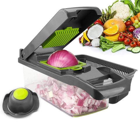 CORTADOR E FATIADOR DE ALIMENTOS  9 EM 1 MULTI  KITCHEN