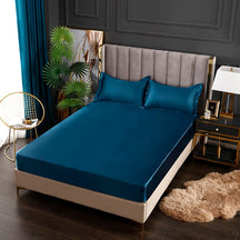 LENÇOL DE CETIM TAZMO, ROUPA DE CAMA, ELÁSTICO COM BOLSO FUNDO.
