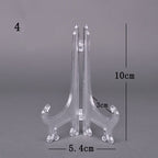 SUPORTE DE PRATOS CAVALETE ARTICULADO KIT 10 PÇ