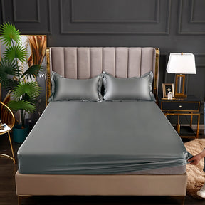 LENÇOL DE CETIM TAZMO, ROUPA DE CAMA, ELÁSTICO COM BOLSO FUNDO.
