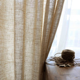  CORTINA LINHO SERENNA - SEMI SOBREAMENTO, MODERNA PARA SALA DE ESTAR E QUARTOS.