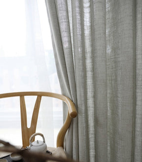  CORTINA LINHO SERENNA - SEMI SOBREAMENTO, MODERNA PARA SALA DE ESTAR E QUARTOS.