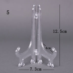 SUPORTE DE PRATOS CAVALETE ARTICULADO KIT 10 PÇ