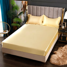 LENÇOL DE CETIM TAZMO, ROUPA DE CAMA, ELÁSTICO COM BOLSO FUNDO.