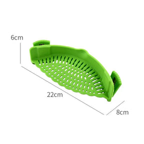 ESCORREDOR DE SILICONE AJUSTÁVEL FILTER ZESTER
