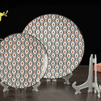 SUPORTE DE PRATOS CAVALETE ARTICULADO KIT 10 PÇ