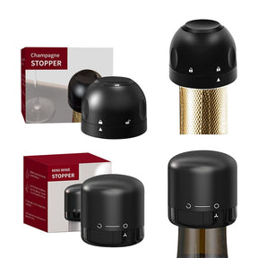 TAMPAS PARA VINHO E CHAMPAGNE Á VÁCUO KIT STOPPER