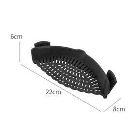 ESCORREDOR DE SILICONE AJUSTÁVEL FILTER ZESTER