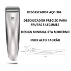 descascador de nox cortador de frutas e legumes utensilio gourmet benefícios 
