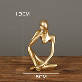 Escultura Artesanal Gold A
