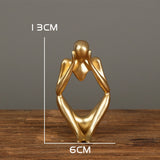 Escultura Artesanal Gold C