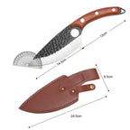 FACA ATESANAL STARK CARBON, FERRAMENTA PARA CORTAR, DESOSSAR E CAÇAR.