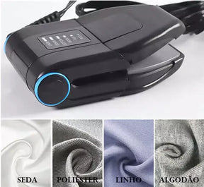 FERRO DE PASSAR ROUPA PARA VIAGEM DOBRÁVEL BIVOLT COMPACT.