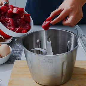 MOEDOR DE CARNE E PROCESSADOR DE ALIMENTOS INOX DIADEMO