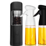 Moedor Elétrico de Pimenta e Sal + Spray Branco e Preto