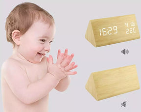 RELÓGIO DESPERTADOR COM LED DIGITAL INTELIGENTE