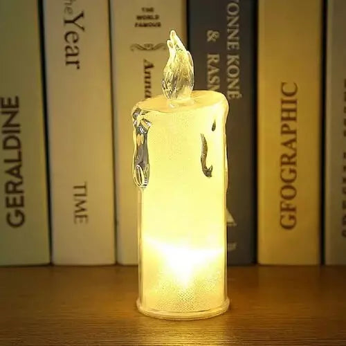 VELA DE LED ELETRÔNICA DECORATIVA CRYSTAL