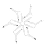 Prendedor de Lençol Branco (12 Clips)