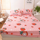 Capa de Colchão Acolchoado Morango